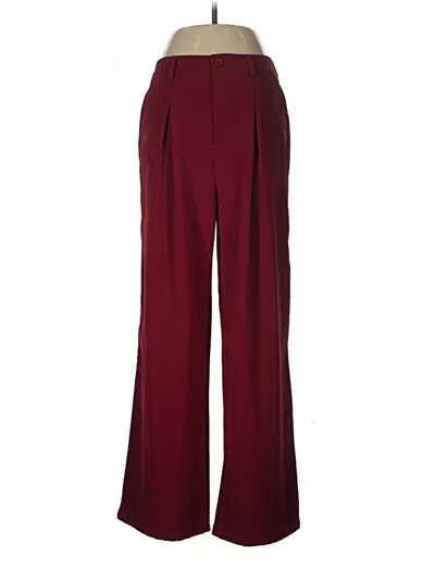 Pre-owned Btfbm Dress Pants In Burgundy
