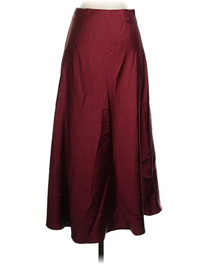 Pre-owned Btfbm Formal Skirt In Burgundy