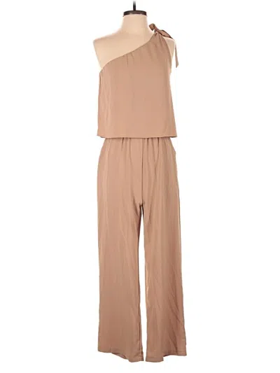 Pre-owned Btfbm Jumpsuit In Tan