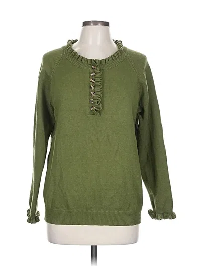 Pre-owned Btfbm Long Sleeve Blouse In Green