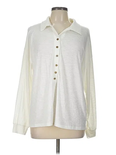 Pre-owned Btfbm Long Sleeve Blouse In Ivory