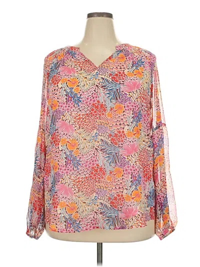 Pre-owned Btfbm Long Sleeve Blouse In Orange