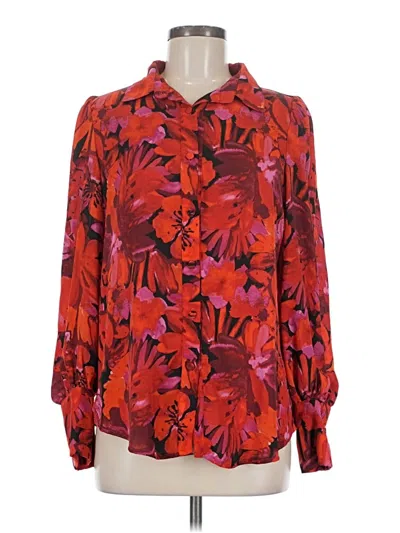 Pre-owned Btfbm Long Sleeve Blouse In Red