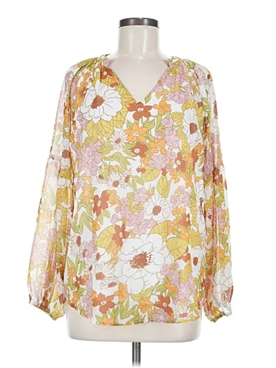 Pre-owned Btfbm Long Sleeve Blouse In White