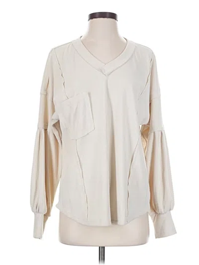 Pre-owned Btfbm Long Sleeve T-shirt In Ivory