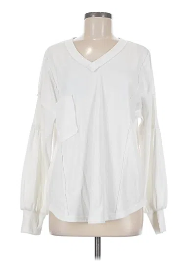 Pre-owned Btfbm Long Sleeve T-shirt In Ivory