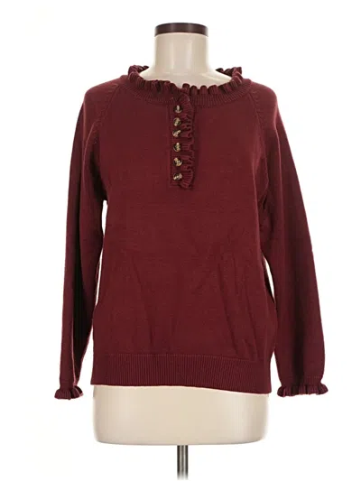 Pre-owned Btfbm Pullover Sweater In Burgundy