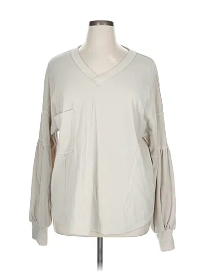 Pre-owned Btfbm Pullover Sweater In White