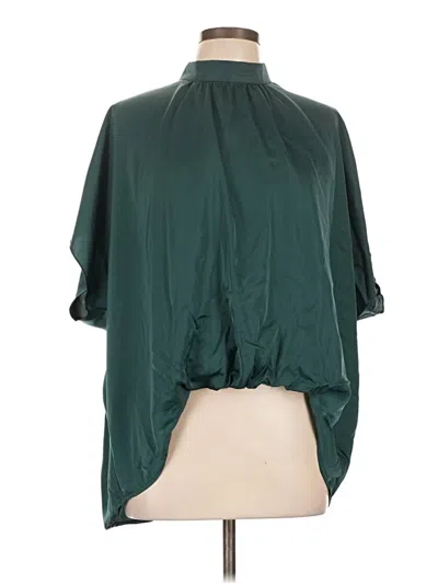 Pre-owned Btfbm Short Sleeve Turtleneck In Green