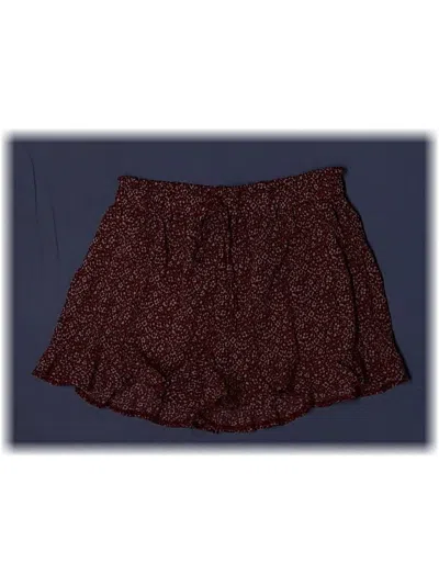 Pre-owned Btfbm Shorts In Burgundy