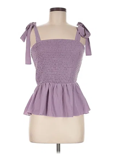 Pre-owned Btfbm Sleeveless Blouse In Purple