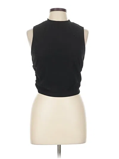 Pre-owned Btfbm Sleeveless Top Black Halter Neckline Tops