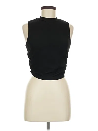Pre-owned Btfbm Sleeveless Top Black Halter Neckline Tops