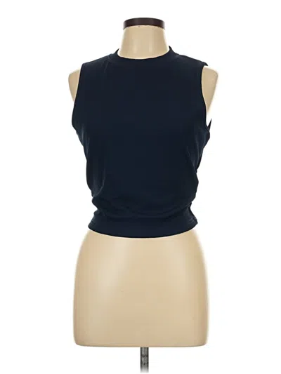 Pre-owned Btfbm Sleeveless Top Blue Halter Neckline Tops