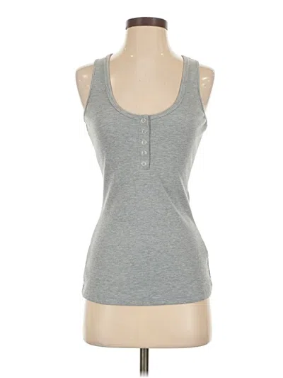Pre-owned Btfbm Sleeveless Top Gray Scoop Neck Tops