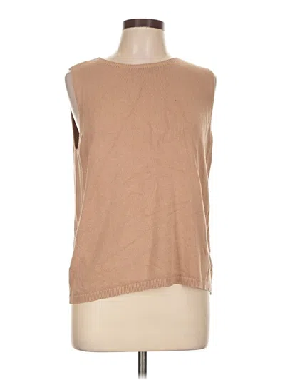 Pre-owned Btfbm Sleeveless Top Tan Boatneck Tops