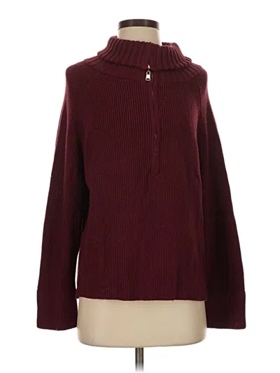 Pre-owned Btfbm Turtleneck Sweater In Burgundy