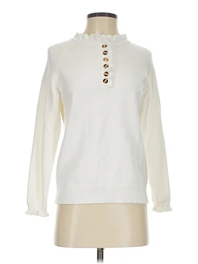 Pre-owned Btfbm Turtleneck Sweater In White