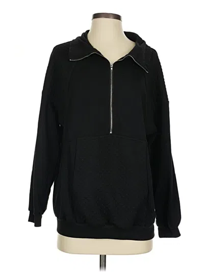 Pre-owned Btfbm Zip Up Hoodie In Black