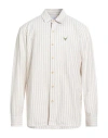 Btfl Man Shirt Ivory Size Xl Cotton