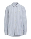 Btfl Man Shirt Light Blue Size L Cotton