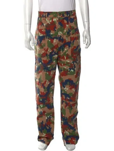 Pre-owned Btfl Studio Camo Print Cargo Cargo Pants In Multi