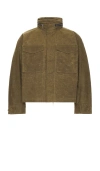 Btfl Studio Cargo Jacket In Og Green