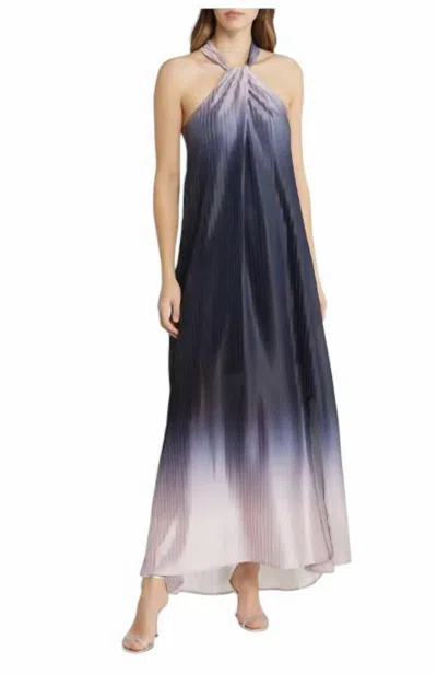 Btfl-life Stormy Day Dress In Pink Ombre In Multi
