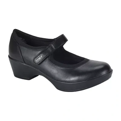 Btrue By Baretraps Cooper Womens Round Closed Toe Mary Jane Shoes In Black