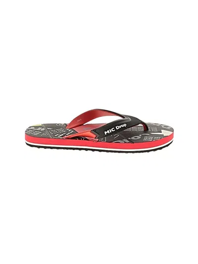 Pre-owned Bts X Mcdonald's Flip Flops In Black