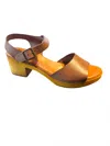Btu By Bertuchi Women's Tacey Wooden Platform Sandal In Tostado In Multi