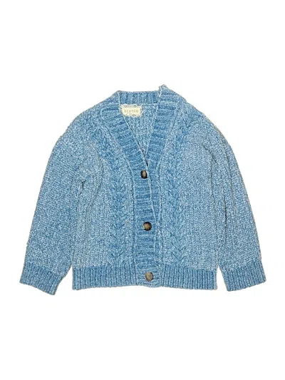 Pre-owned Btween Kids' Cardigan Sweater In Blue