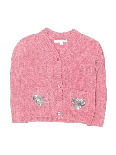 Pre-owned Btween Kids' Cardigan Sweater In Pink