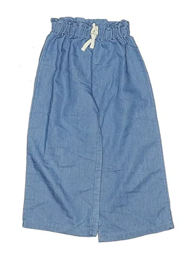 Pre-owned Btween Kids' Casual Pants In Blue