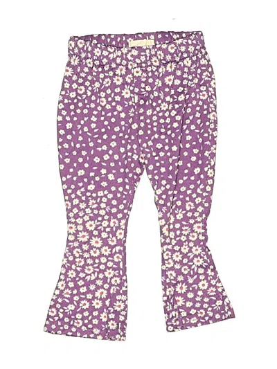 Pre-owned Btween Babies' Casual Pants In Purple
