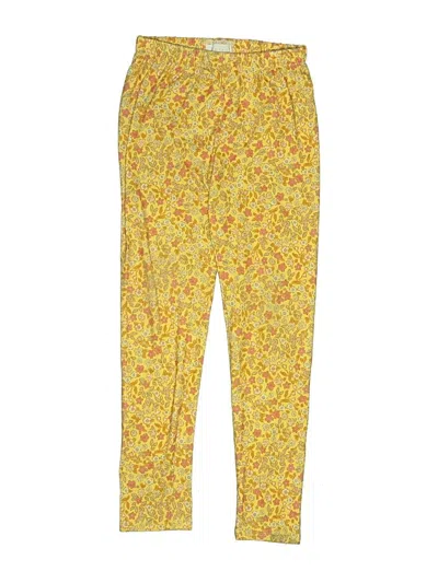 Pre-owned Btween Kids' Casual Pants In Yellow