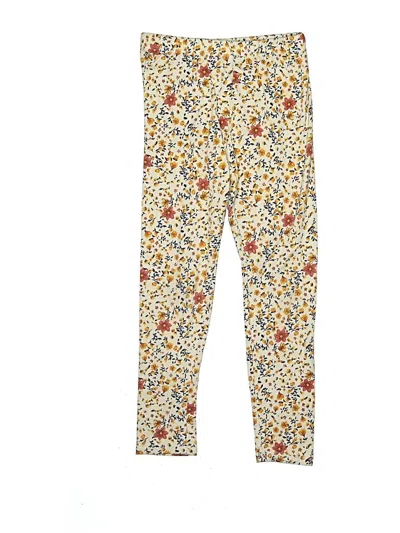 Pre-owned Btween Kids' Casual Pants In Yellow