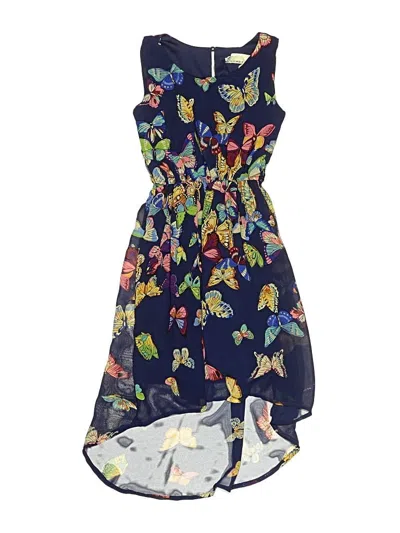 Pre-owned Btween Kids' Dress In Blue