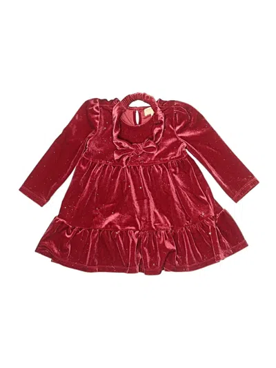 Pre-owned Btween Babies' Dress In Burgundy