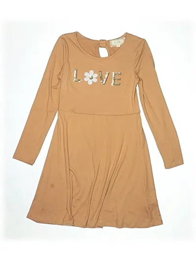 Pre-owned Btween Kids' Dress In Orange