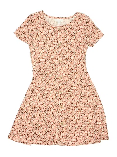 Pre-owned Btween Kids' Dress In Orange