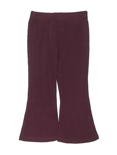 Pre-owned Btween Kids' Dress Pants In Burgundy