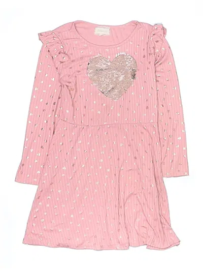 Pre-owned Btween Kids' Dress In Pink