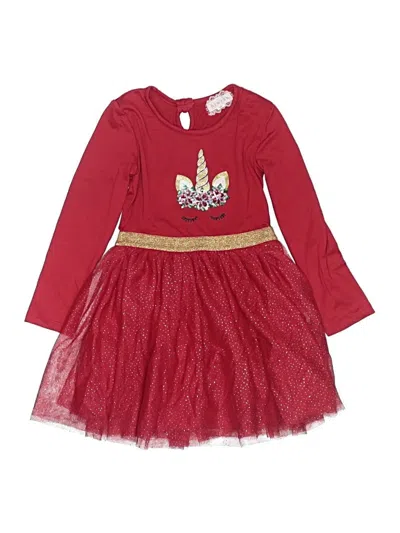 Pre-owned Btween Kids' Dress In Red