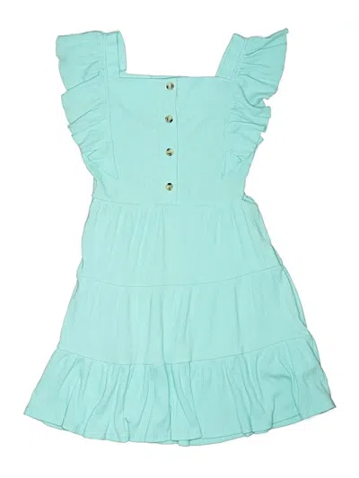 Pre-owned Btween Kids' Dress In Teal
