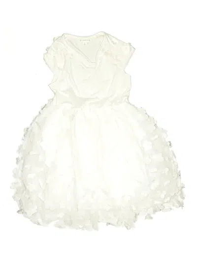 Pre-owned Btween Kids' Dress In White