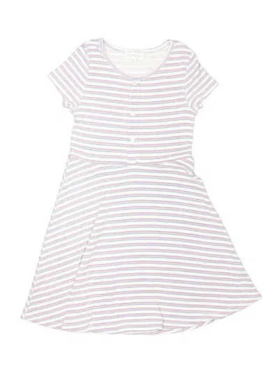 Pre-owned Btween Kids' Dress In White