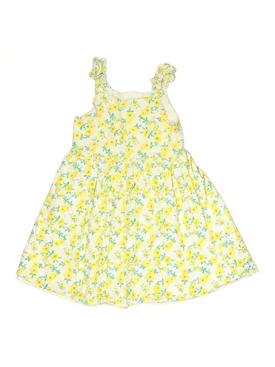 Pre-owned Btween Kids' Dress In Yellow