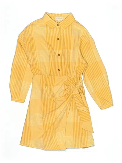 Pre-owned Btween Kids' Dress In Yellow