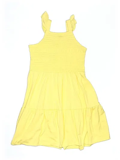 Pre-owned Btween Kids' Dress In Yellow